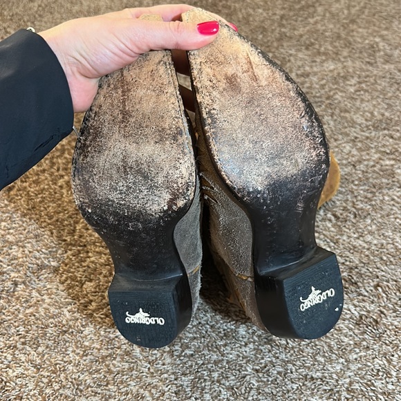 Old gringo brown eagle cowboy boots size 10 - Picture 5 of 10